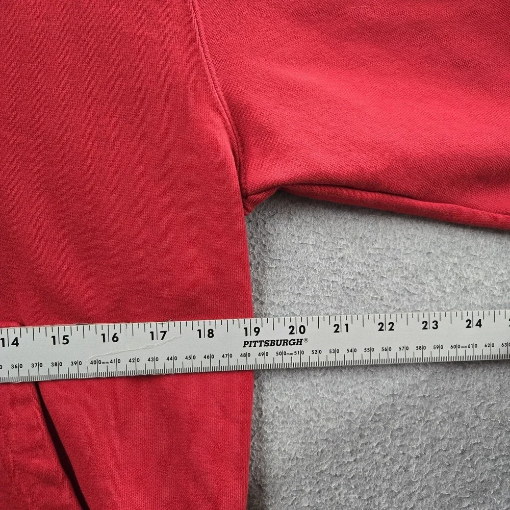 Jordan Men Hoodie S‎ Red Fleece Jumpman Logo Activewear Long Sleeve